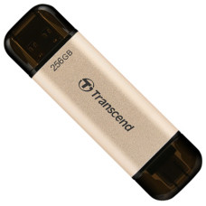USB флешка Transcend 256GB USB 3.2+Type-C JetFlash 930 Black (TS256GJF930C)