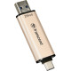 USB флешка Transcend 256GB USB 3.2+Type-C JetFlash 930 Black (TS256GJF930C)