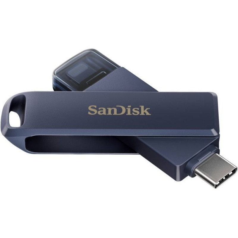 USB флеш накопичувач SanDisk 128GB Phone Drive для iPhone Metallic Sky Lightning/Type-C U