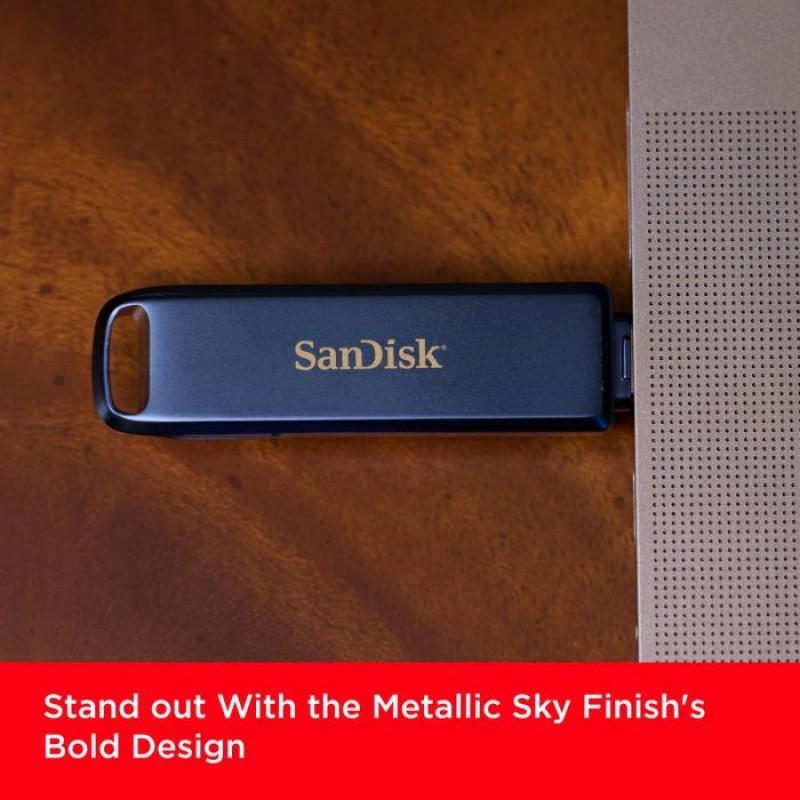 USB флеш накопичувач SanDisk 128GB Phone Drive для iPhone Metallic Sky Lightning/Type-C U