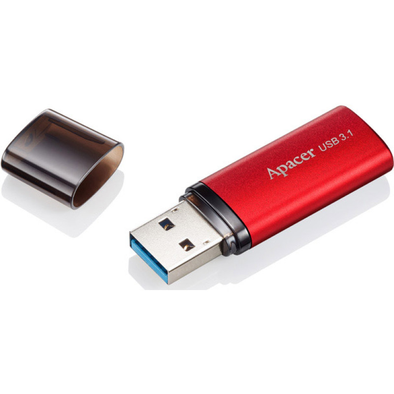 USB флеш накопичувач Apacer 128GB AH25B Red USB 3.1 Gen1 (AP128GAH25BR-1)