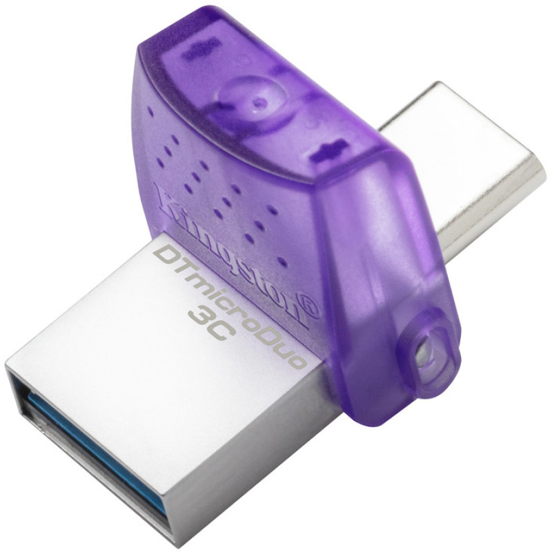 USB флеш накопичувач Kingston 128GB DataTraveler microDuo 3C USB 3.2/Type C (DTDUO3CG3/128GB)