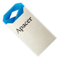 USB флеш-накопичувач Apacer 64GB AH111 Silver/Blue (AP64GAH111U-1)