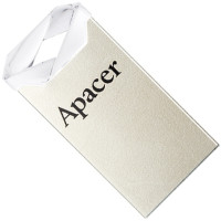 USB флеш-накопичувач Apacer 64GB AH111 Silver/Crystal (AP64GAH111CR-1)