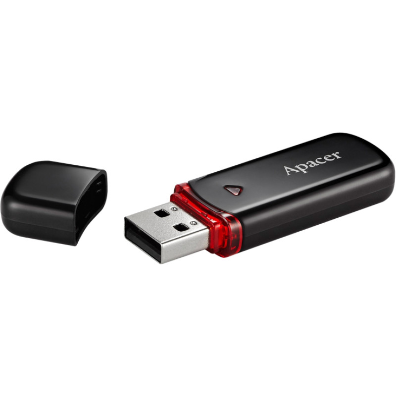 USB флеш-накопичувач Apacer 64GB AH333 Black (AP64GAH333B-1)
