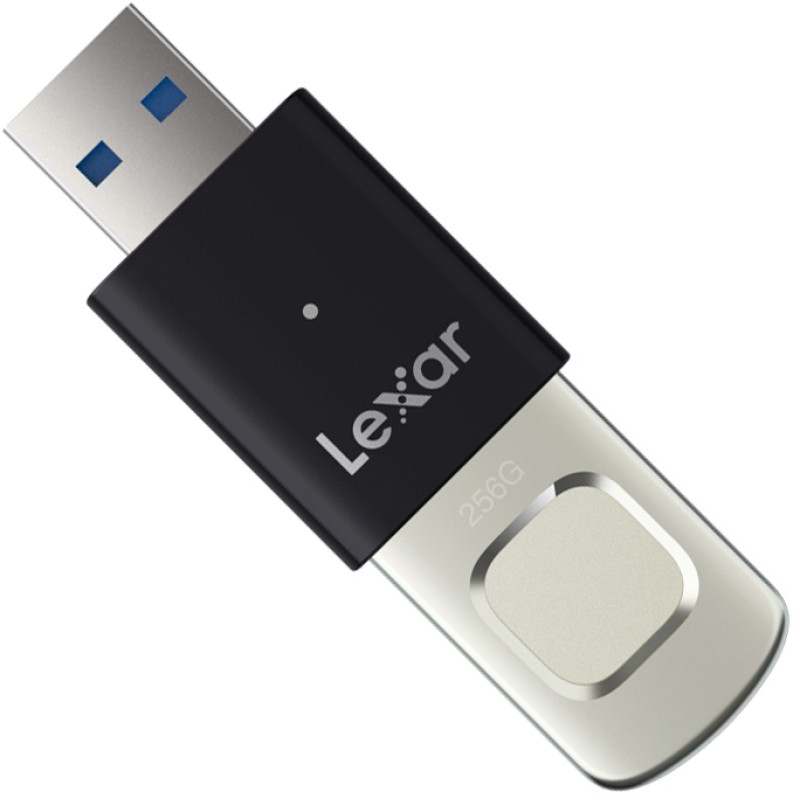Флеш пам'ять USB Lexar JumpDrive Fingerprint F35 Pro 256GB USB 3.2 Gen 1 (LJDF35P256G-RNBNG)