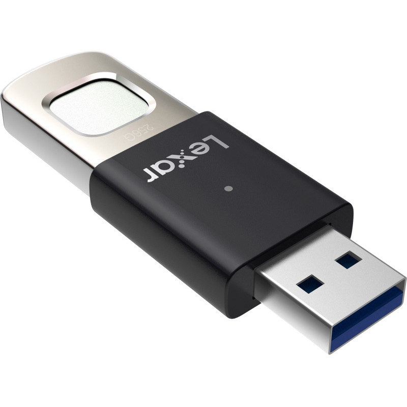 Флеш пам'ять USB Lexar JumpDrive Fingerprint F35 Pro 256GB USB 3.2 Gen 1 (LJDF35P256G-RNBNG)
