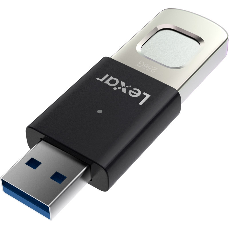 Флеш пам'ять USB Lexar JumpDrive Fingerprint F35 Pro 256GB USB 3.2 Gen 1 (LJDF35P256G-RNBNG)