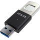 Флеш пам'ять USB Lexar JumpDrive Fingerprint F35 Pro 256GB USB 3.2 Gen 1 (LJDF35P256G-RNBNG)