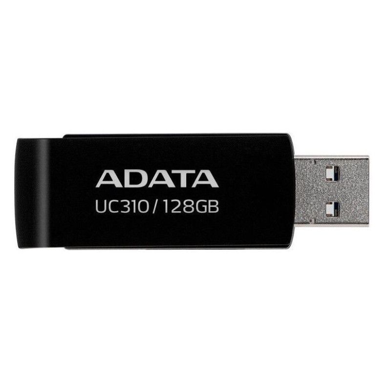 USB флеш накопичувач ADATA 128GB UC310 USB 3.2 Black (UC310-128G-RBK)