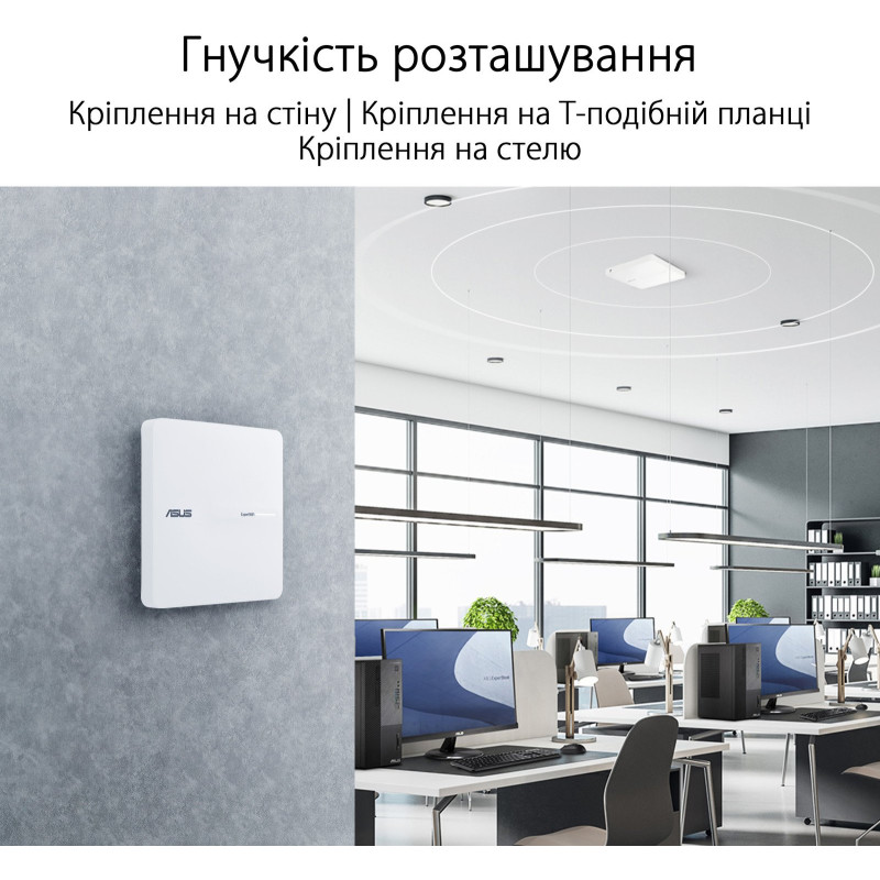 Точка доступу ASUS ExpertWiFi EBA63 (90IG0880-MO3C00)