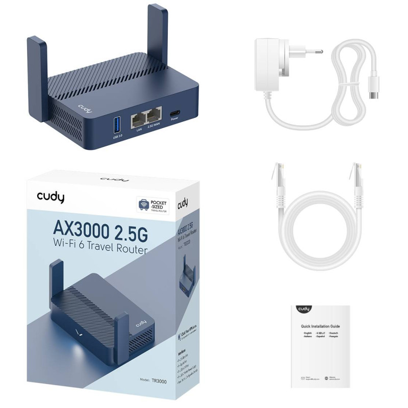 Маршрутизатор Cudy TR3000