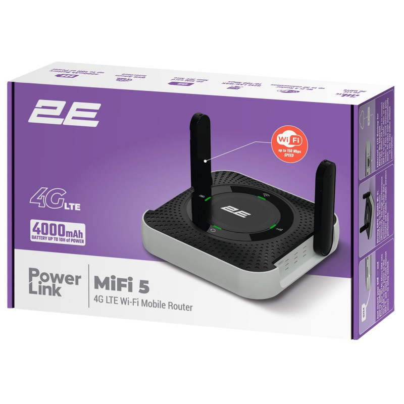 Маршрутизатор 2E PowerLink MiFi-5 2025 (794300866700)