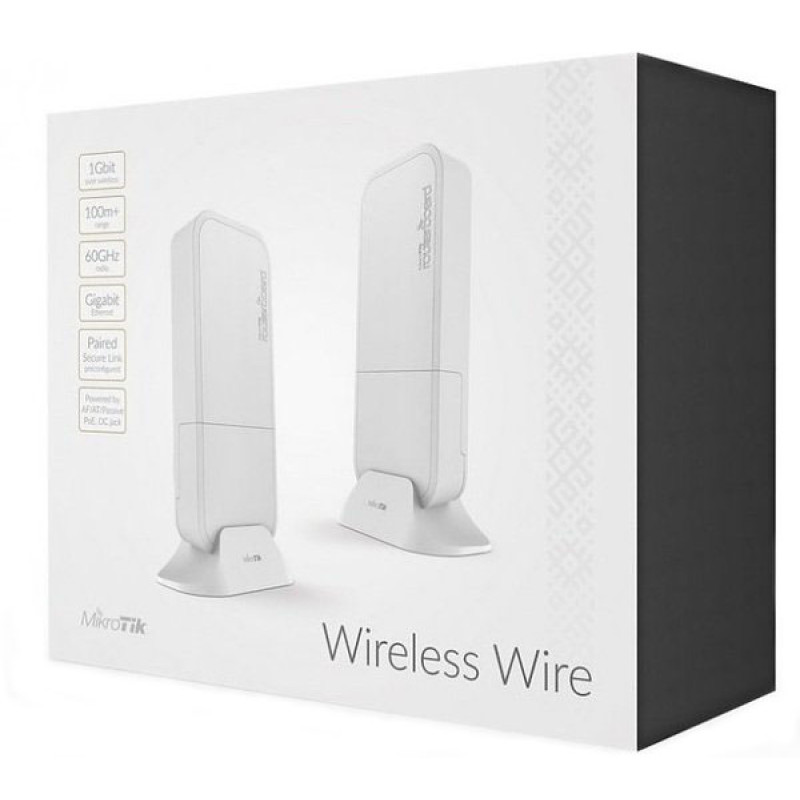 Точка доступу Wi-Fi Mikrotik RBwAPG-60ad kit