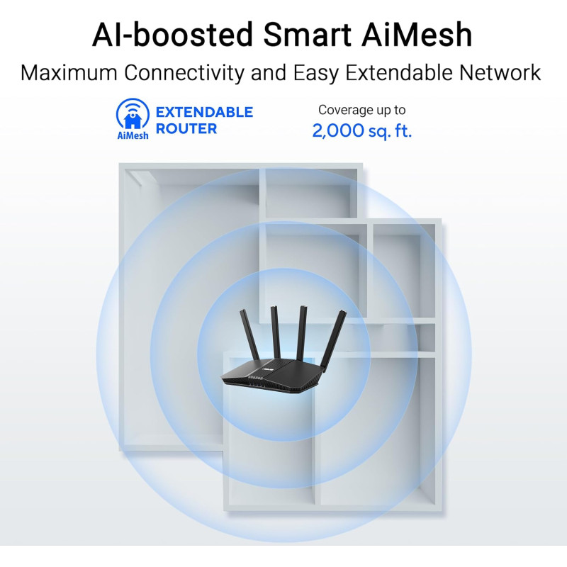 Маршрутизатор ASUS RT-BE55 (90IG0A80-MO3C00)