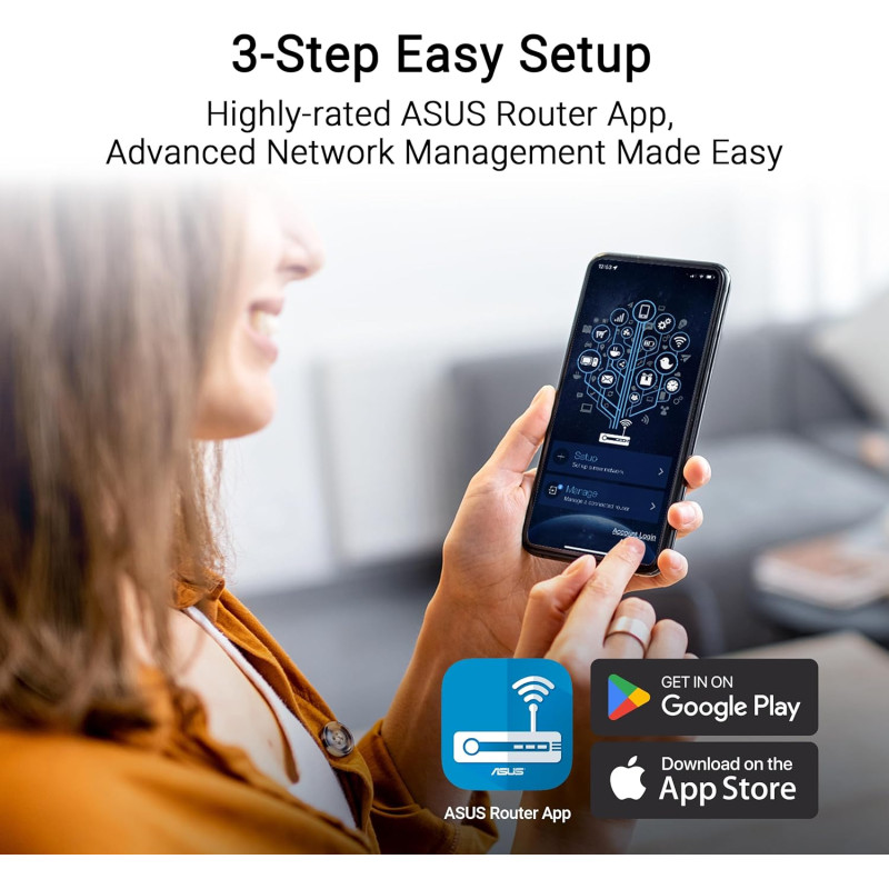 Маршрутизатор ASUS RT-BE55 (90IG0A80-MO3C00)