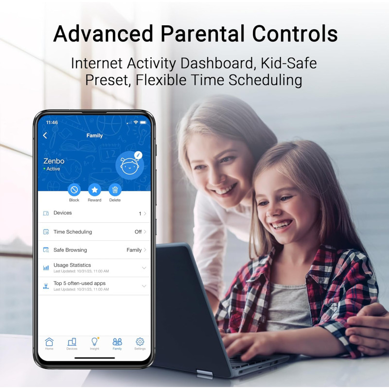 Маршрутизатор ASUS RT-BE55 (90IG0A80-MO3C00)