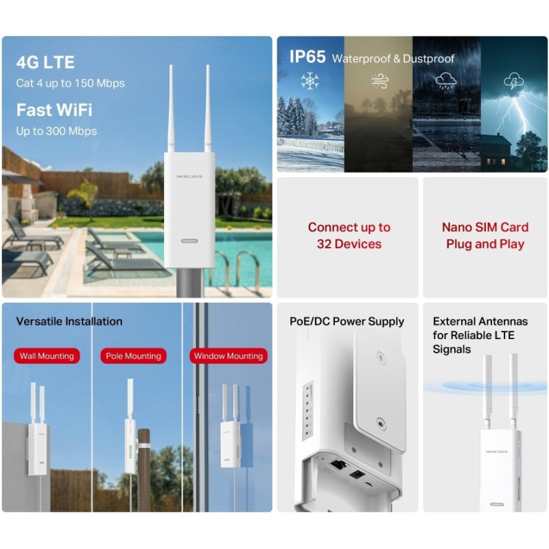 Маршрутизатор Mercusys MB118-4G