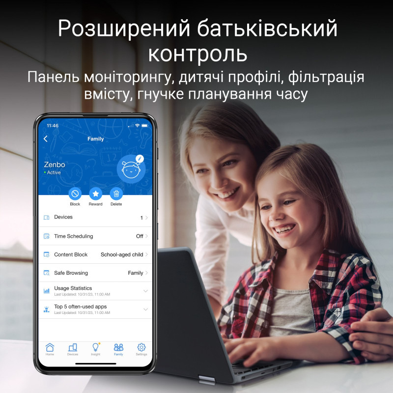 WiFi система  ASUS ZenWiFi BQ16 3PK (90IG08K0-MO3N4V)