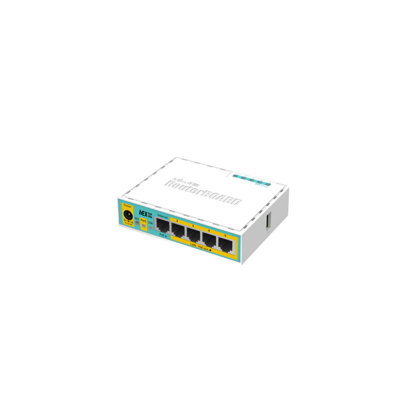 Маршрутизатор Mikrotik hEX PoE lite (RB750UPr2)