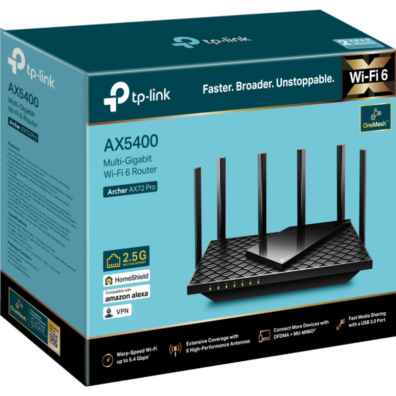 Маршрутизатор TP-Link Archer AX72 Pro