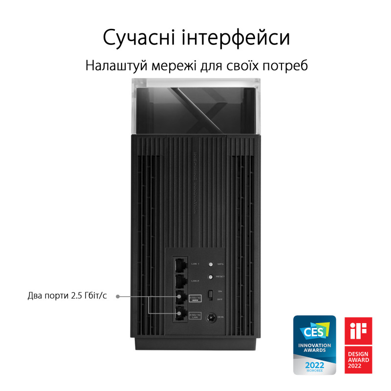 Роутер Asus ZenWiFi Pro ET12 (2-PK) (90IG05Z0-MO3A20)