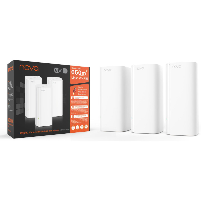 Маршрутизатор Wi-Fi Tenda MX12 3-pack (MX12-KIT-3)