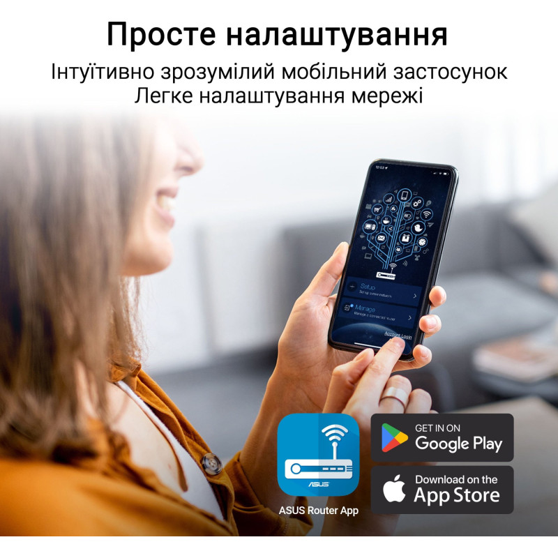 Маршрутизатор ASUS RT-BE3600E (90IG09U0-MO3S10)