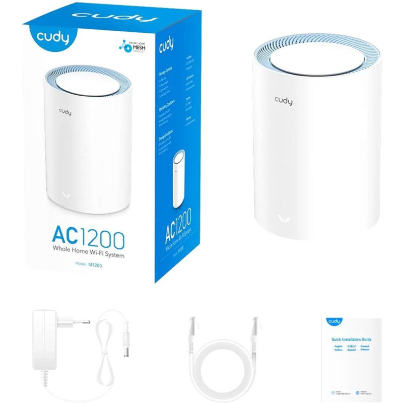 Система WiFi Cudy M1200 (1-pack)