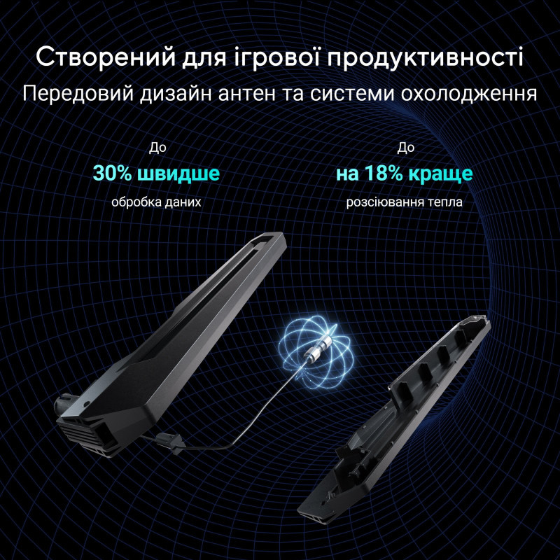 Бездротовий маршрутизатор Asus ROG Rapture GT-BE19000 (90IG0850-MO9A0V)