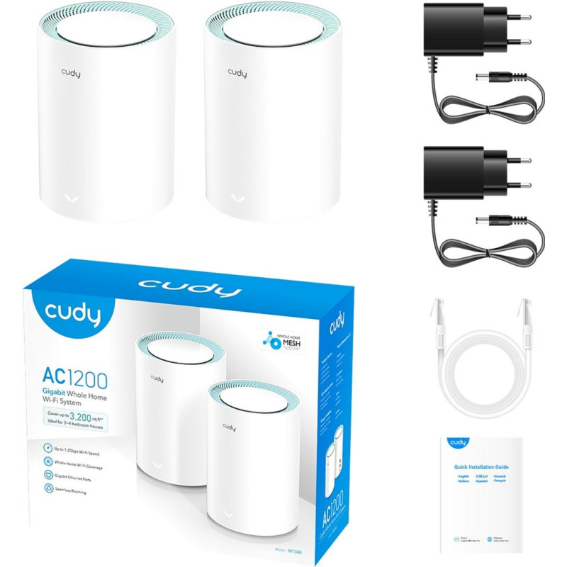 Система WiFi Cudy M1300 (2-pack)