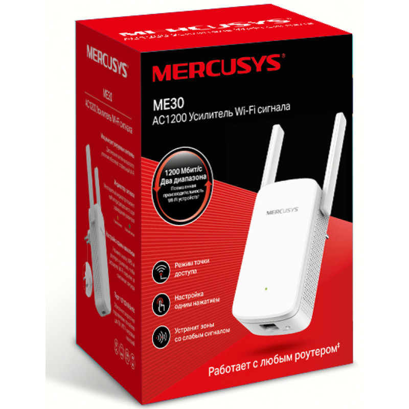 Повторювач Wi-Fi Mercusys ME30