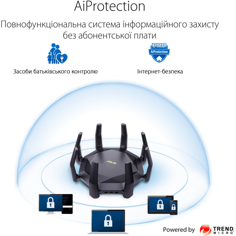 Маршрутизатор ASUS RT-AX89X (90IG04J1-BM3010)