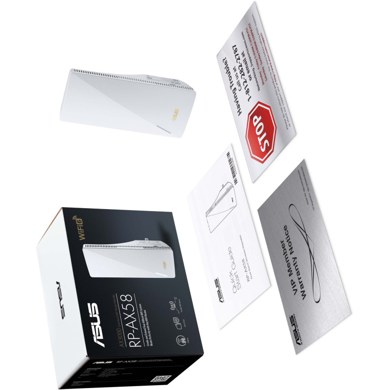 Повторювач Wi-Fi Asus RP-AX58 (90IG07C0-MO0C10)
