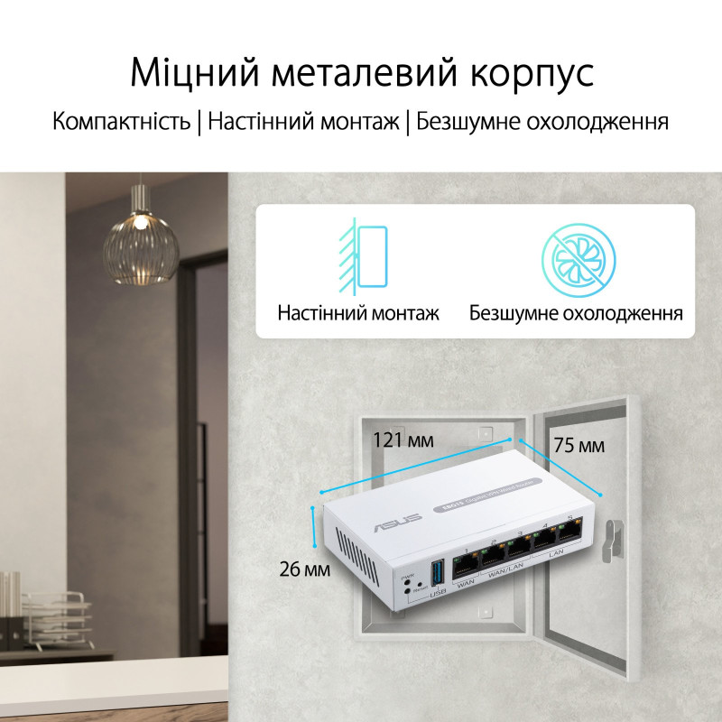 Маршрутизатор ASUS ExpertWiFi EBG15 (90IG08E0-MO3B00)