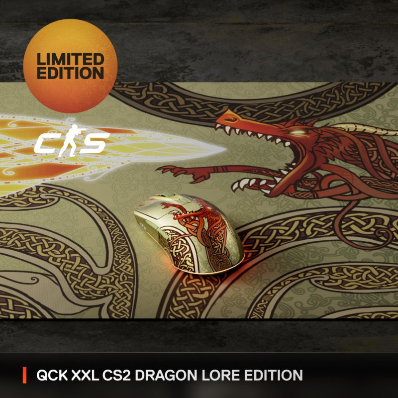 Ігрова поверхня SteelSeries Qck XXL CS2 Edition (Dragon Lore)