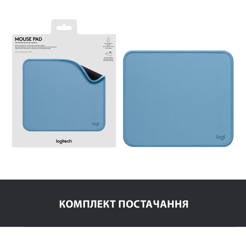 Ігрова поверхня Logitech Mouse Pad Studio Blue (956-000051)