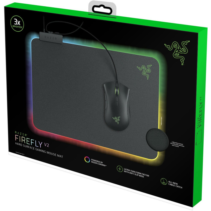 Ігрова поверхня Razer Firefly V2 RGB M (355х255х3мм) (RZ02-03020100-R3M1)