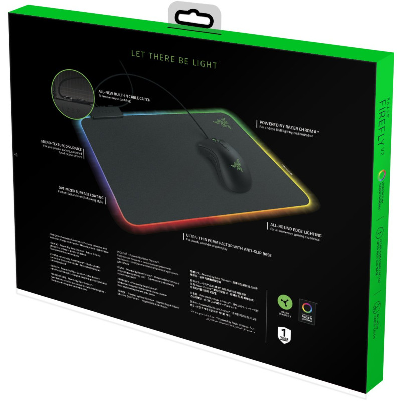 Ігрова поверхня Razer Firefly V2 RGB M (355х255х3мм) (RZ02-03020100-R3M1)