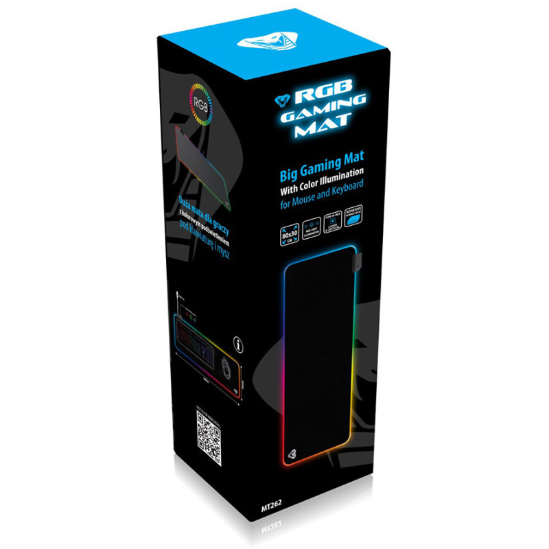 Ігрова поверхня Media-Tech RGB Gaming Mat Black (MT262)