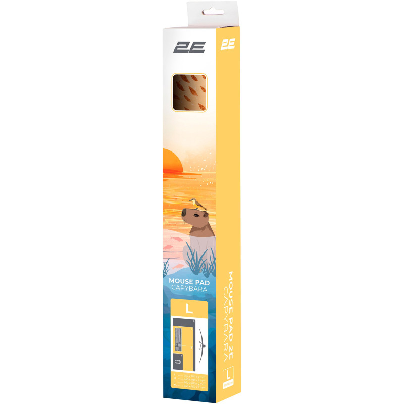 Ігрова поверхня 2E Capybarra L Yellow (2E-PAD-L-CAPY-YELLOW)