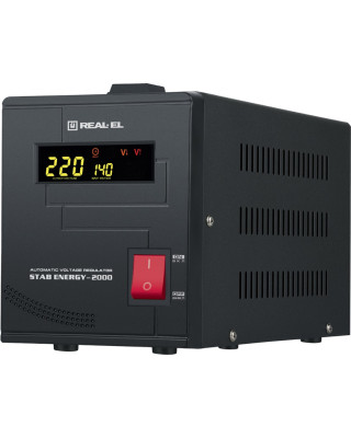 Стабілізатор напруги REAL-EL STAB ENERGY-2000 (EL122400013)