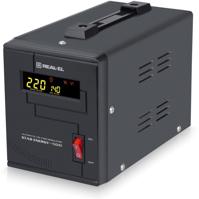 Стабілізатор напруги REAL-EL STAB ENERGY-500 (EL122400011)