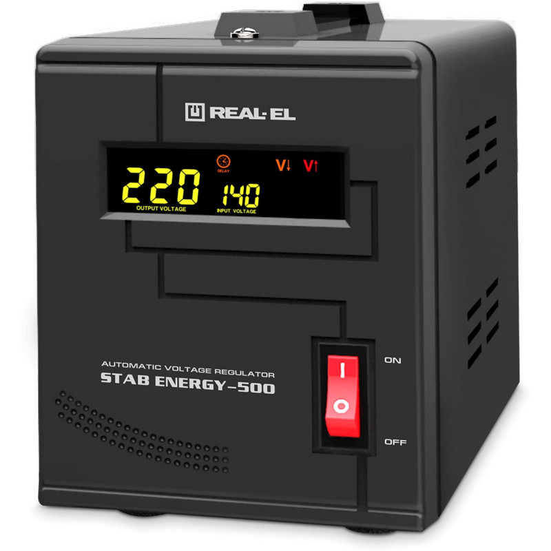 Стабілізатор напруги REAL-EL STAB ENERGY-500 (EL122400011)