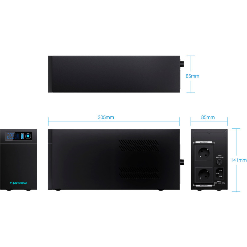 ДБЖ MARSRIVA UPS MR-UF1200L