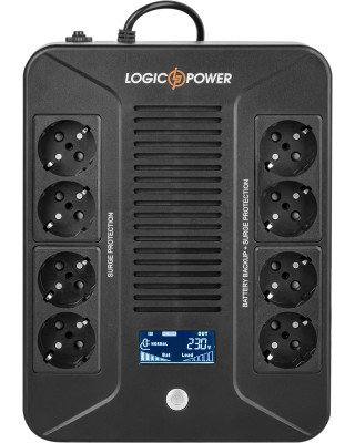 ДБЖ LogicPower LP-UL800VA-8PS (16161)