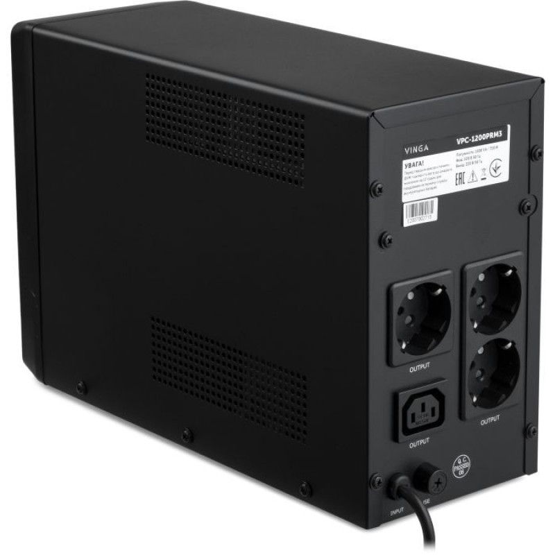 ІБП Vinga LED 1200VA (VPC-1200PRM3)