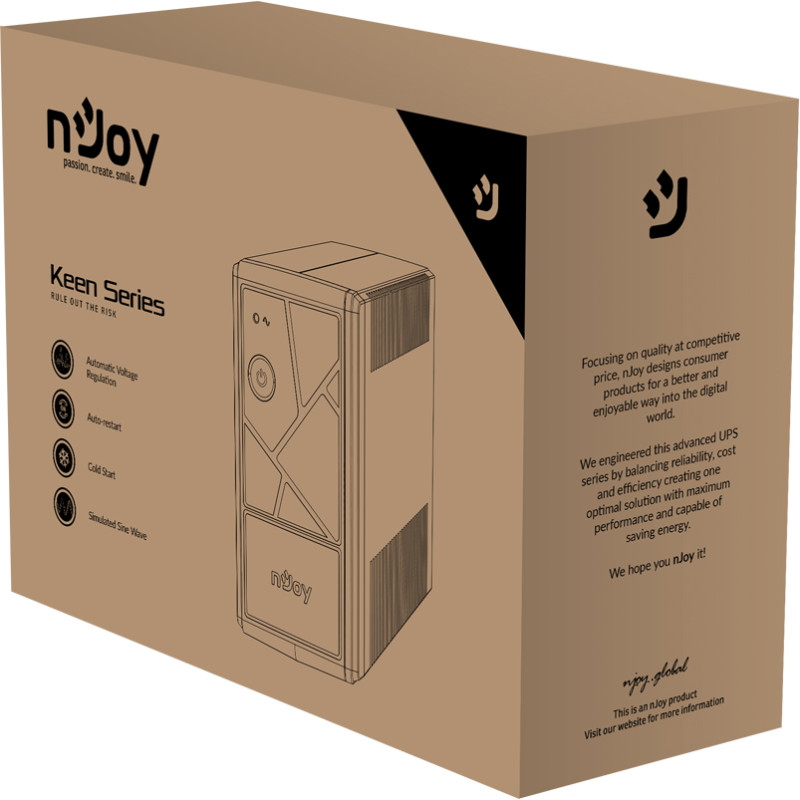 ИБП NJOY Keen 800 (UPLI-LI080KE-CG01B)