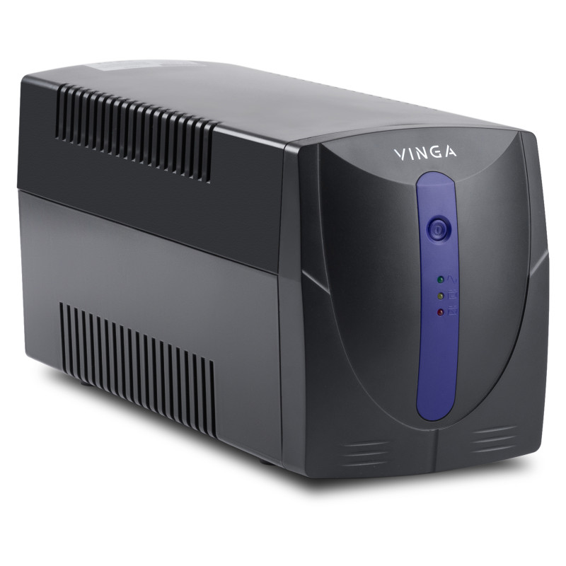 Джерело безперебійного живлення Vinga LED 600VA plastic case (VPE-600P)