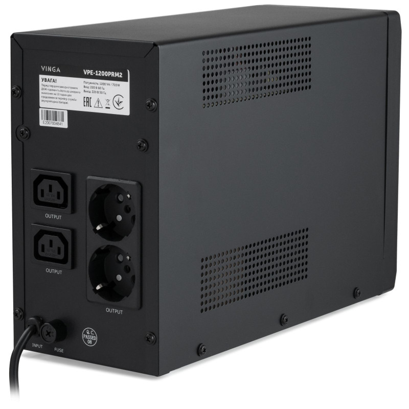 ДБЖ Vinga LED 1200VA (VPE-1200PRM2)
